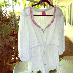 Free People White tunic